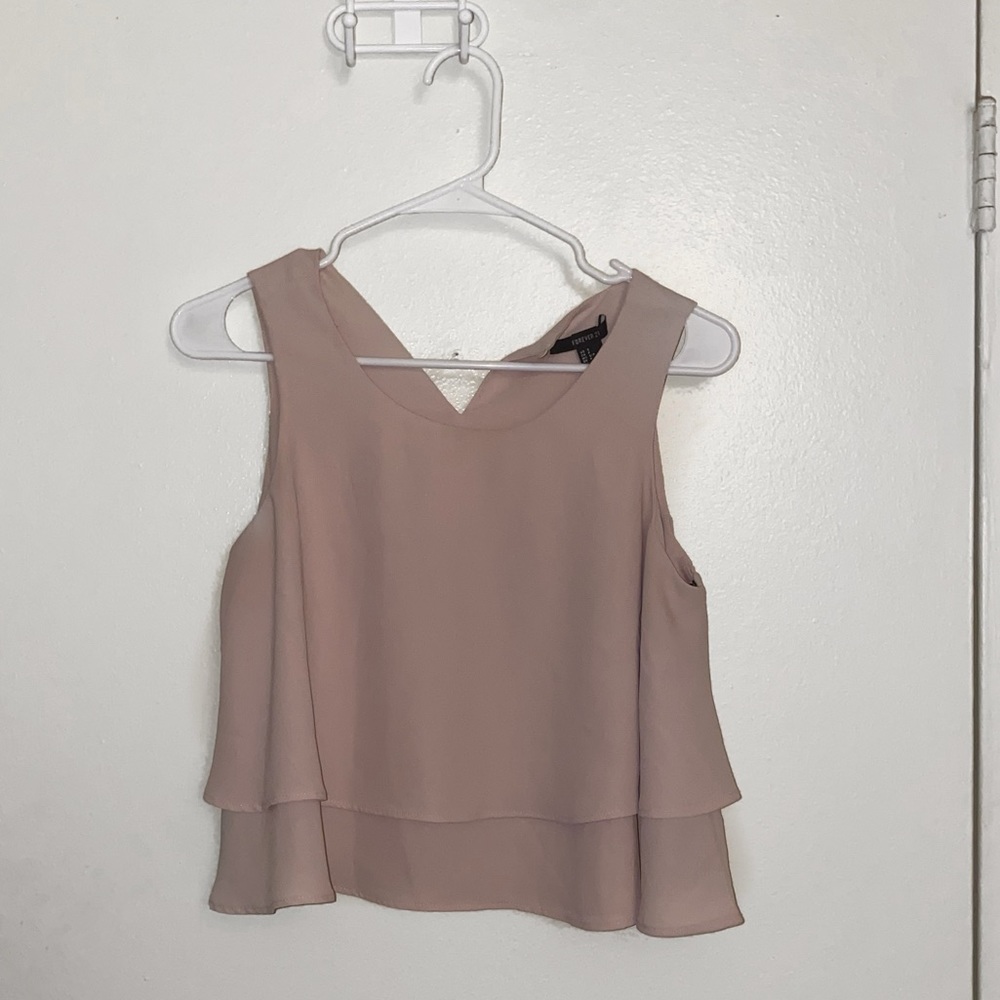 Pink crop top